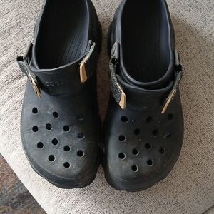 CROCS Iconic Comfort Black Slip-Ons